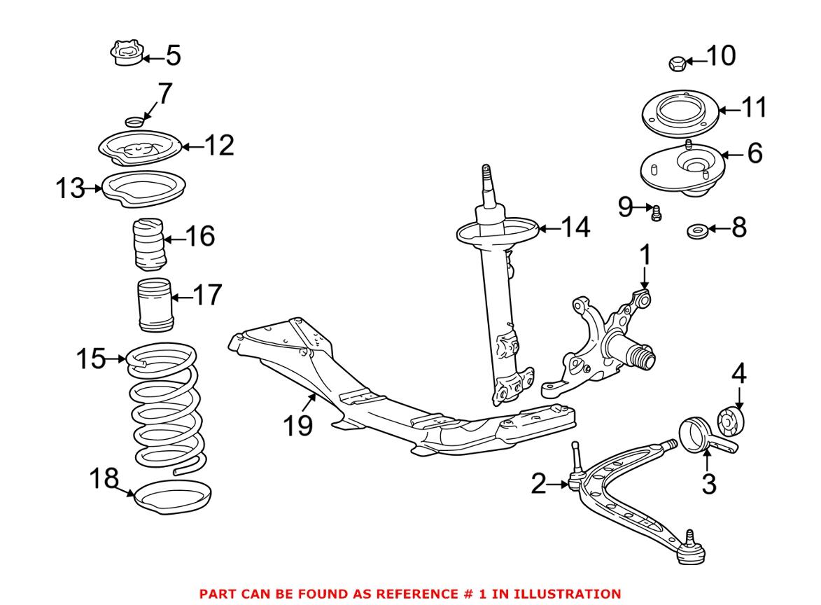 Steering Knuckle – Front Passenger Right