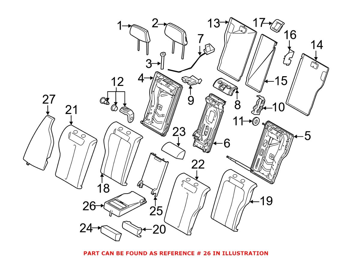 Seat Armrest – Rear