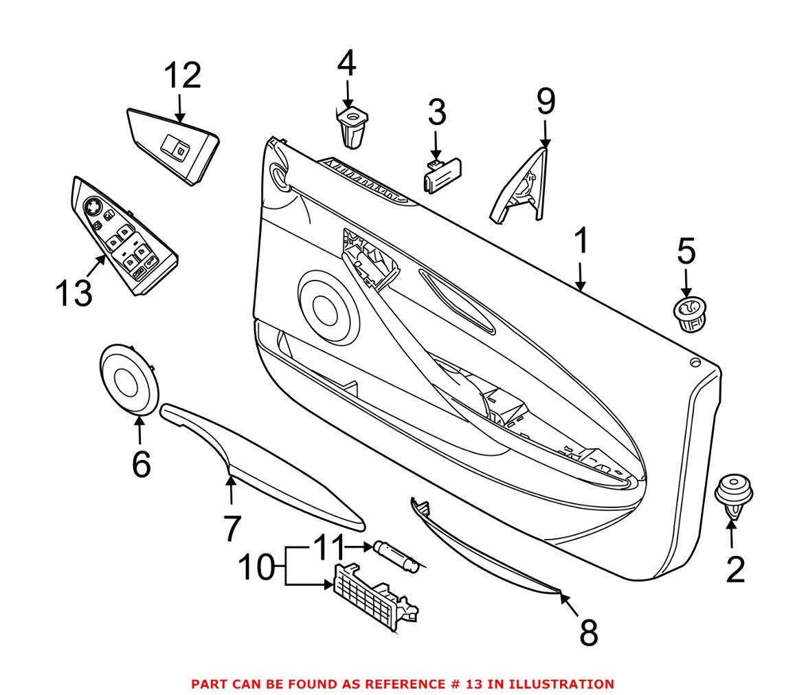 Window Switchpack – Front Driver Side