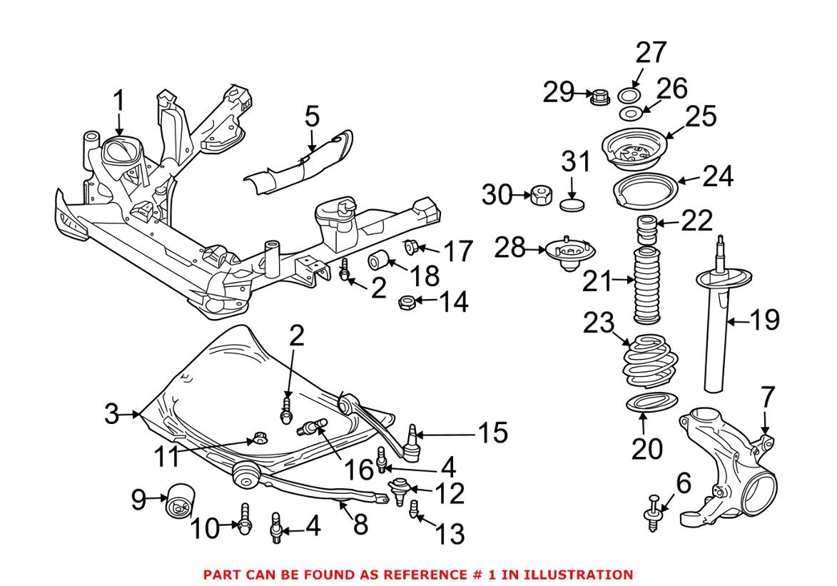 Suspension Subframe Crossmember – Front