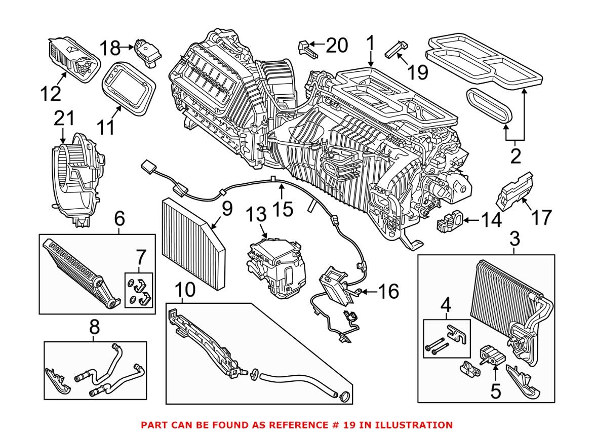 A/C Evaporator Temperature Sensor