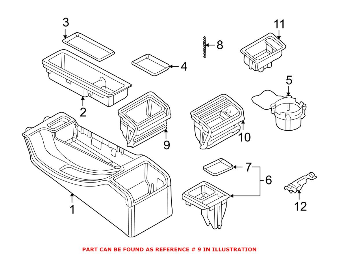 Storage Tray – Rear