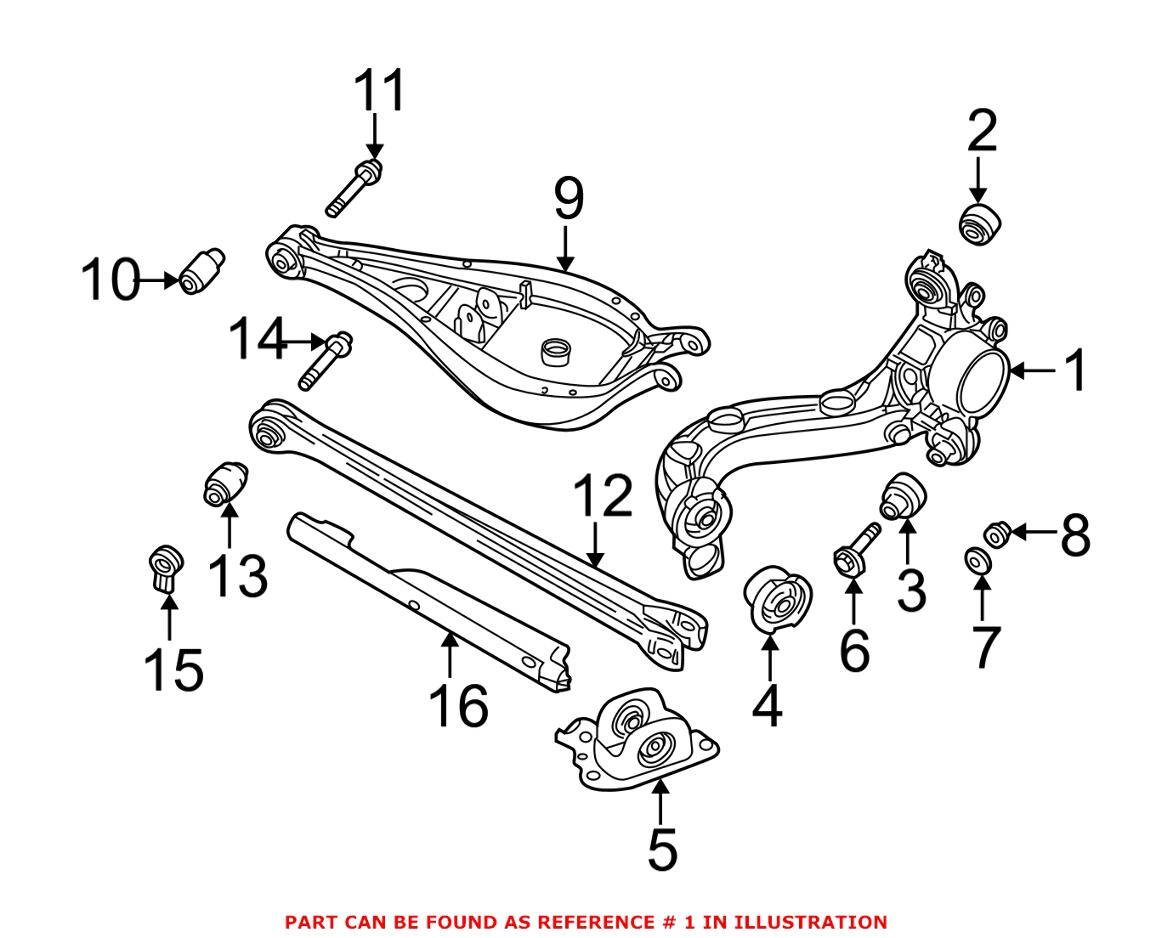 Suspension Trailing Arm – Rear Passenger Right