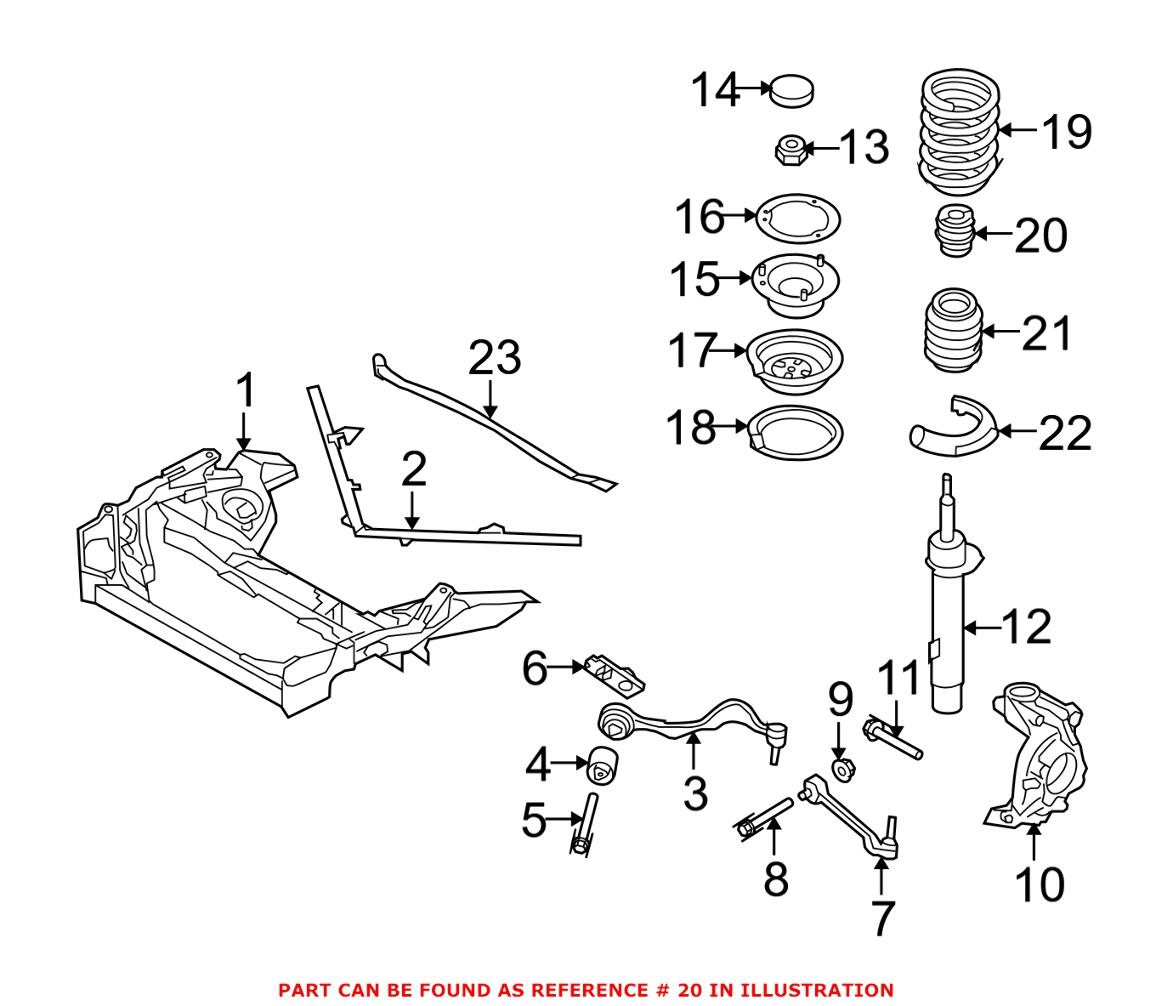 Suspension Strut Bumper – Front