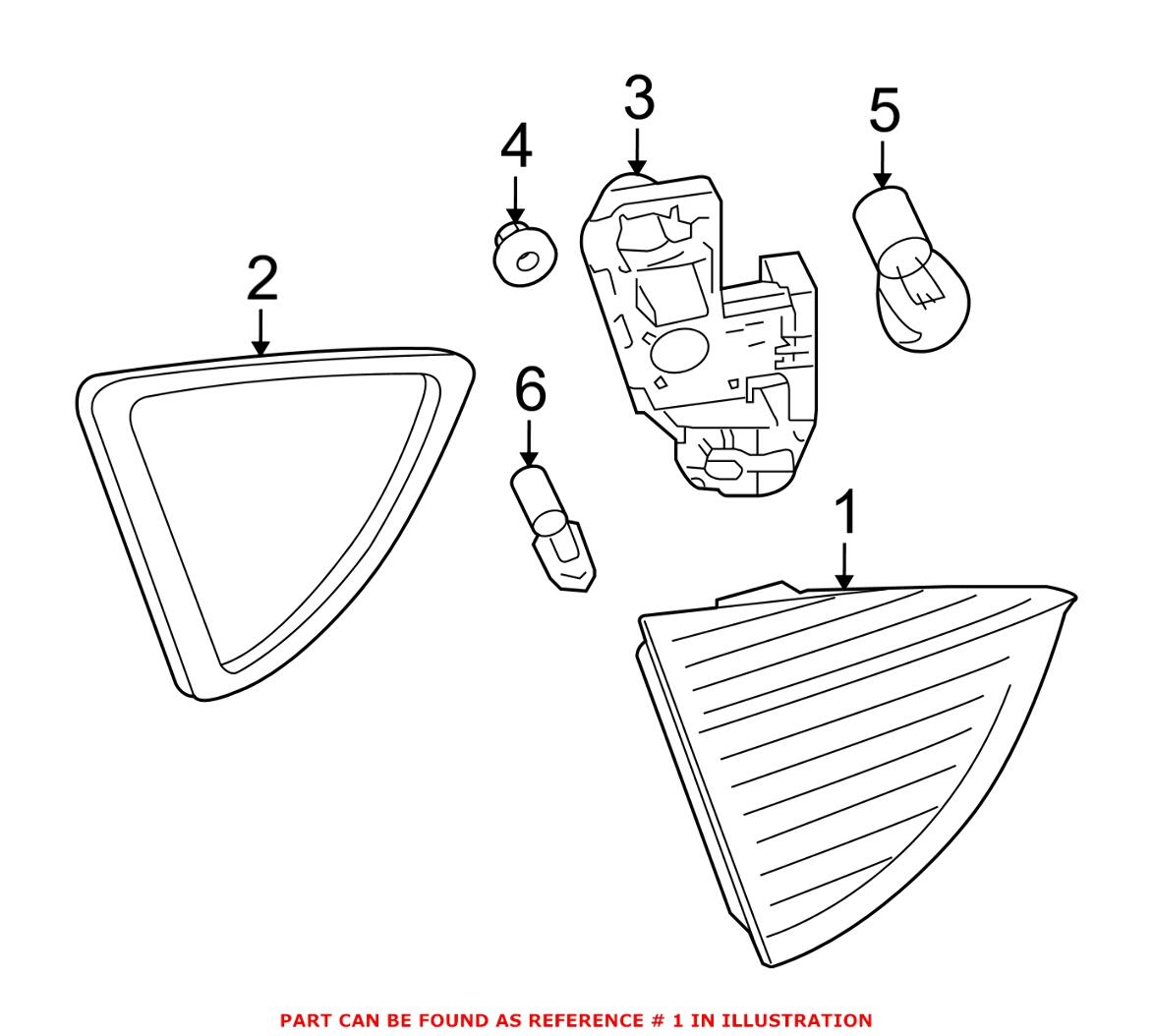 Tail Light Assembly – Rear Driver Left