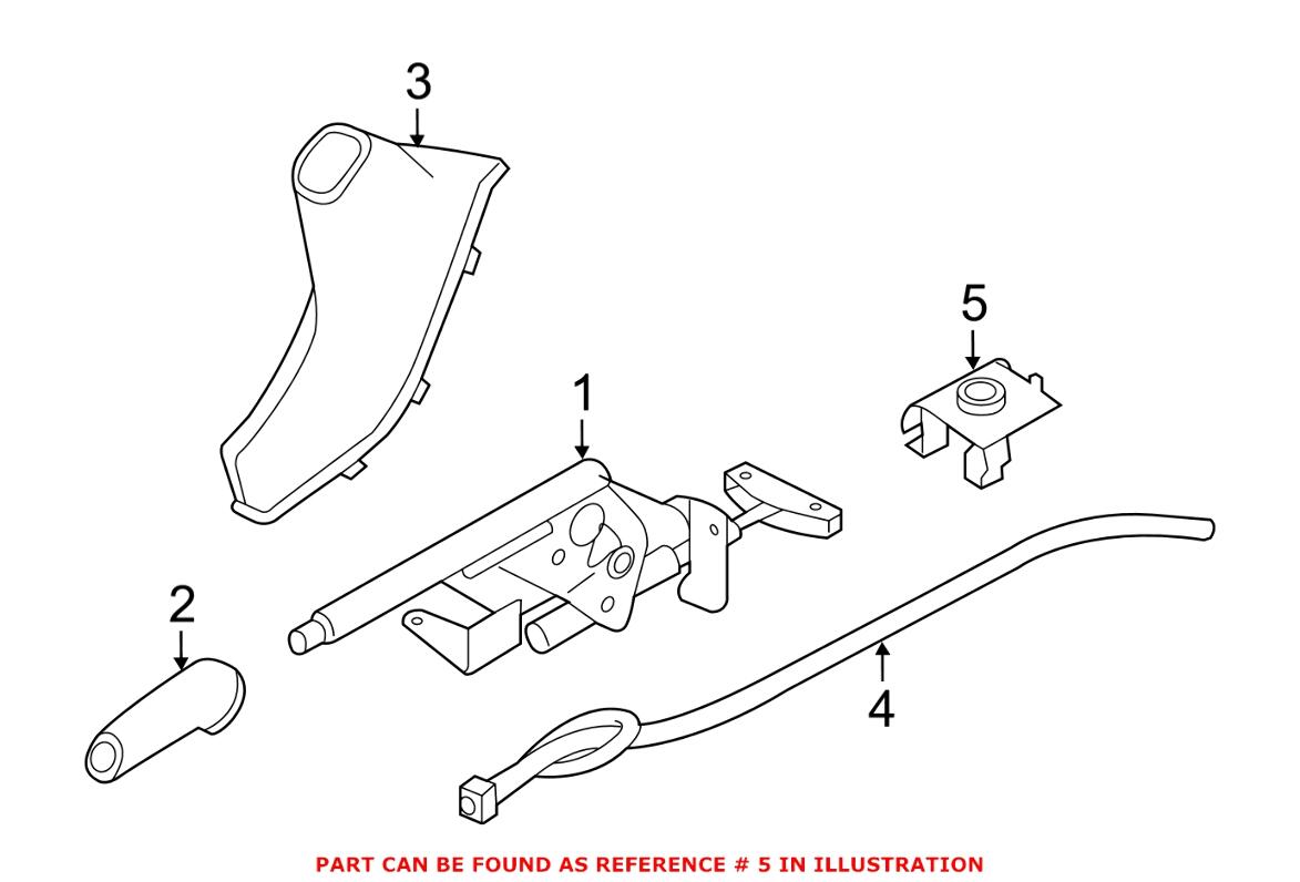 Parking Brake Cable Clip