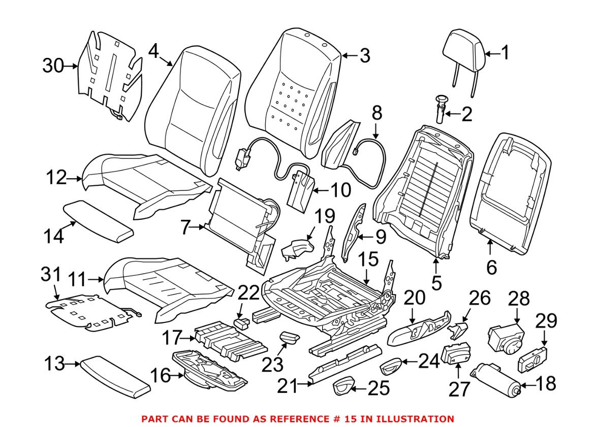 Seat Adjuster – Front Driver Side