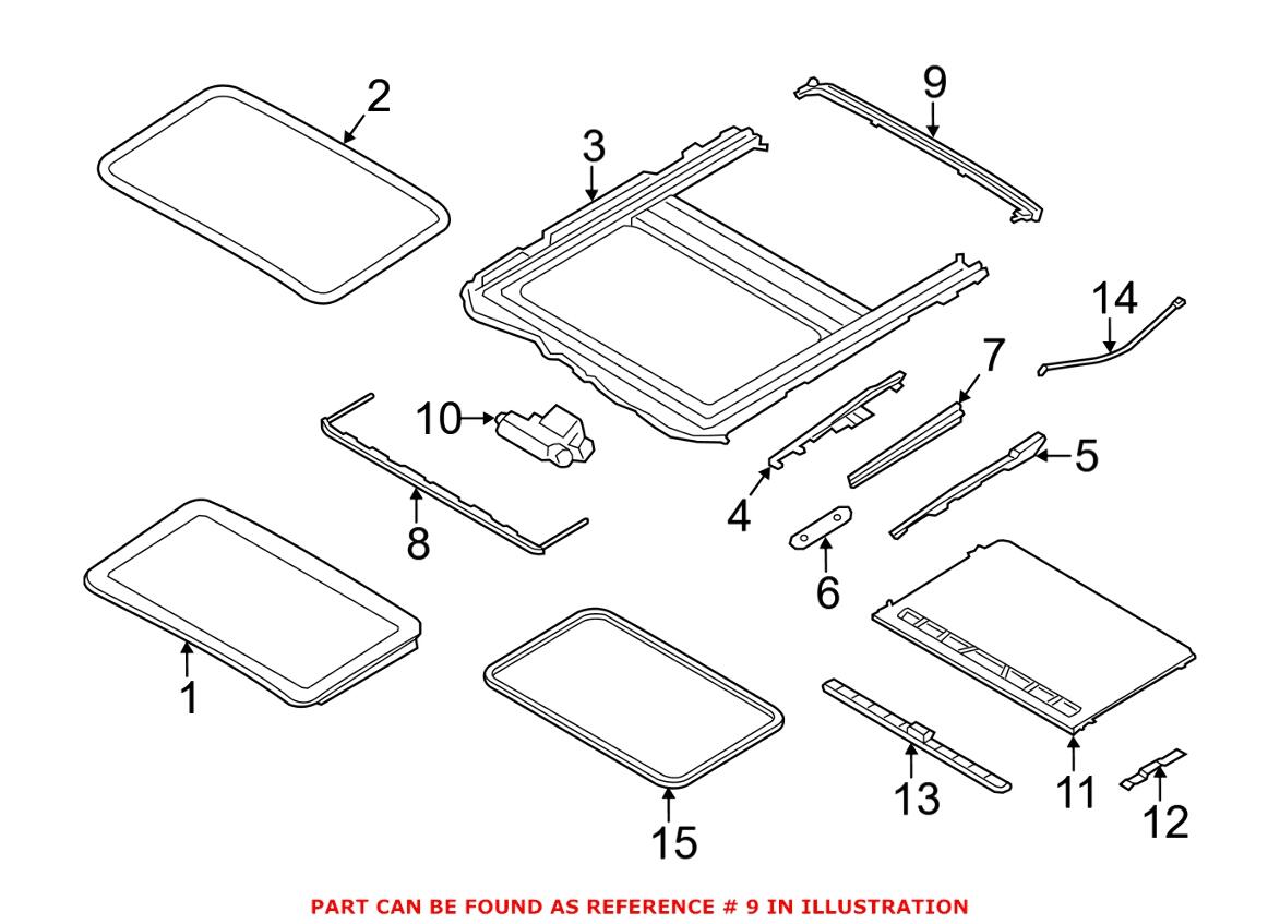 Sunroof Drip Rail