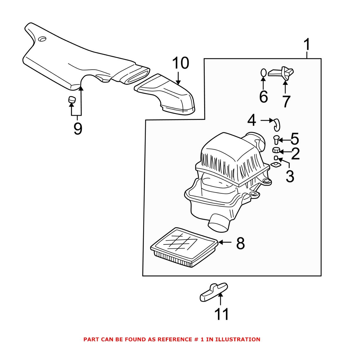 BMW Air Filter and Housing Assembly 13717853879 – Genuine BMW