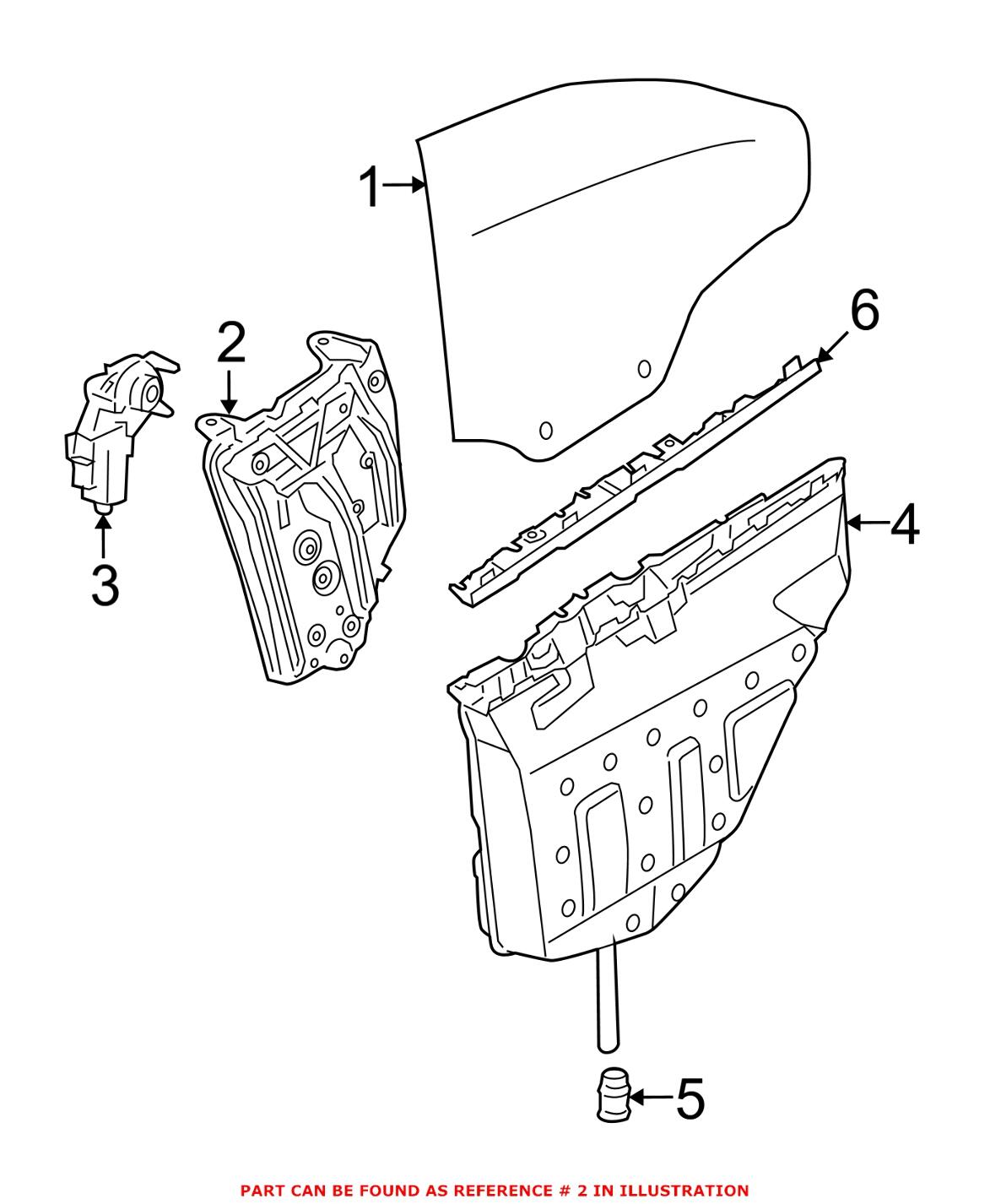 BMW Window Regulator – Rear Driver Side 51377198049