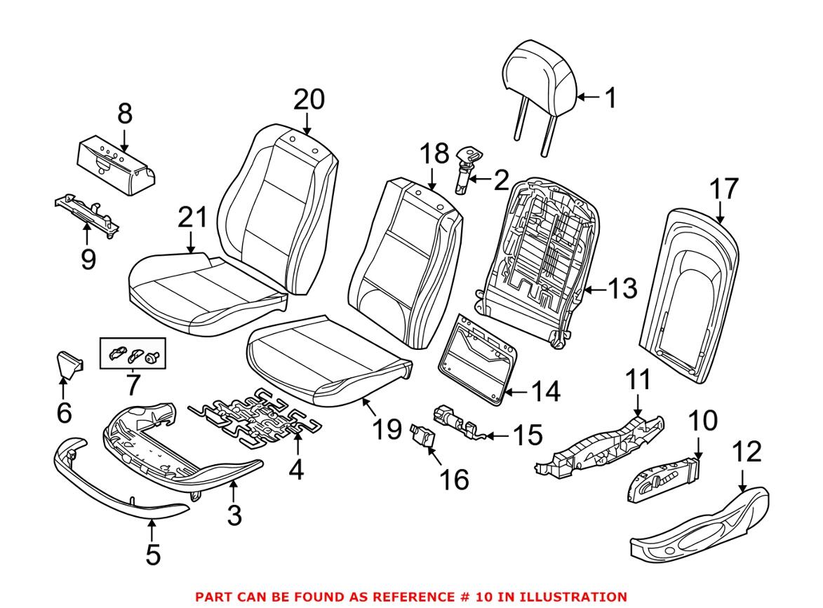 Power Seat Switch = Front Driver Side