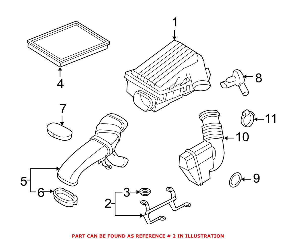 BMW Air Cleaner Bracket 13717548893 – Genuine BMW