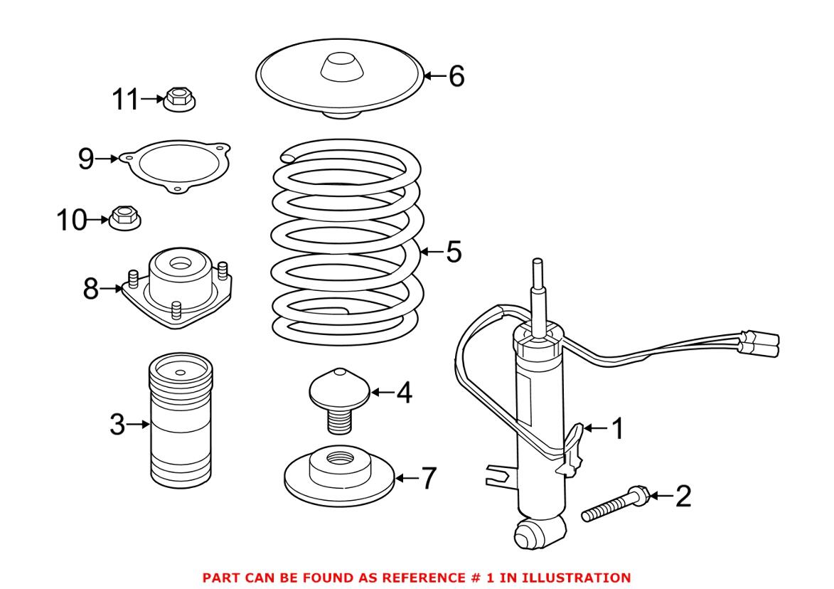 Shock Absorber – Rear Passenger Right