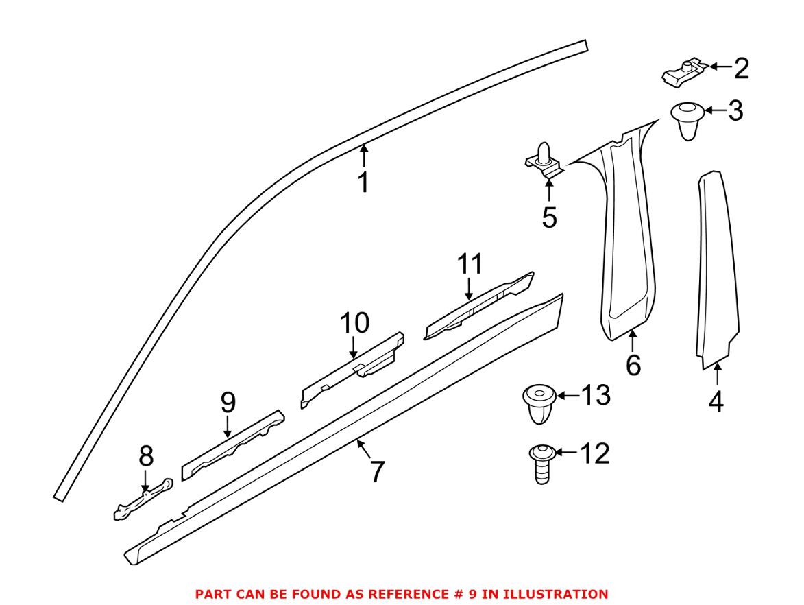 Rocker Panel Molding Bracket