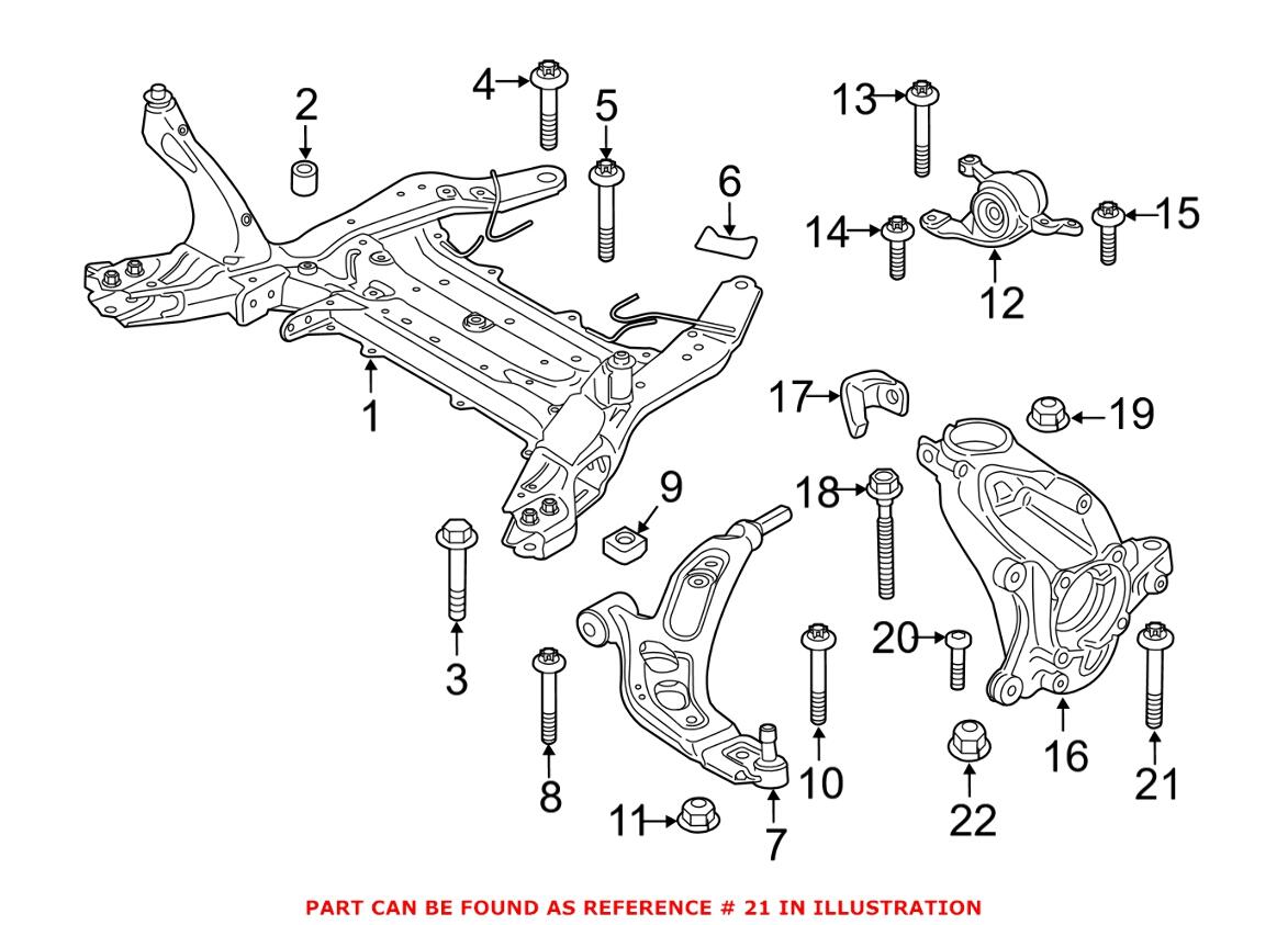 Suspension Control Arm Bolt