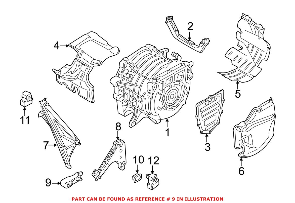 BMW Engine Mount – Center 22116793362