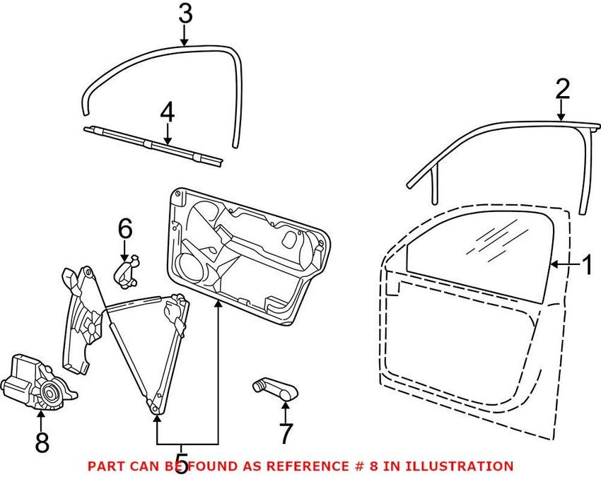 Window Motor – Passenger Side