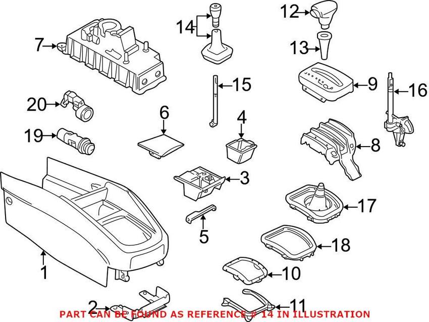 VW Manual Transmission Shift Boot 1J0711113DFMEK – Genuine VW/Audi