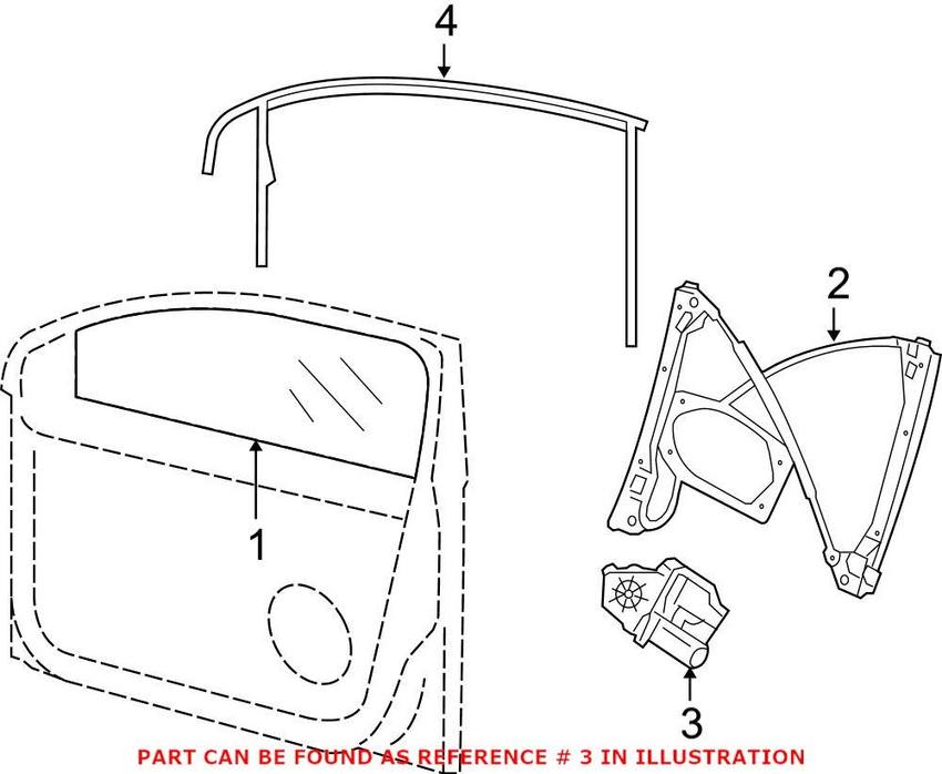 Window Motor – Passenger Side