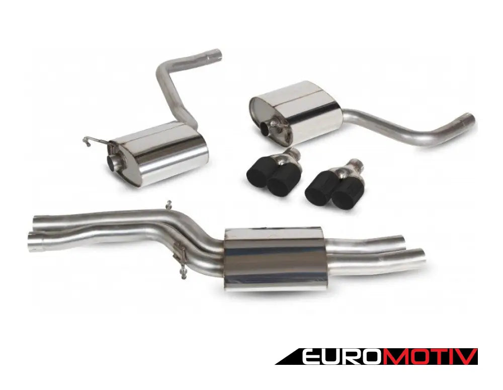 2.5’ Resonated Half Exhaust System - Ceramic Tips