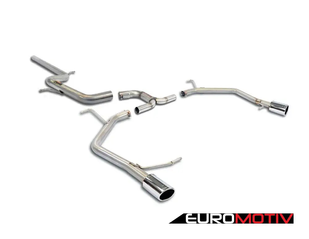 2.75’ Cat-Back Exhaust System - Non-Resonated Without Mufflers