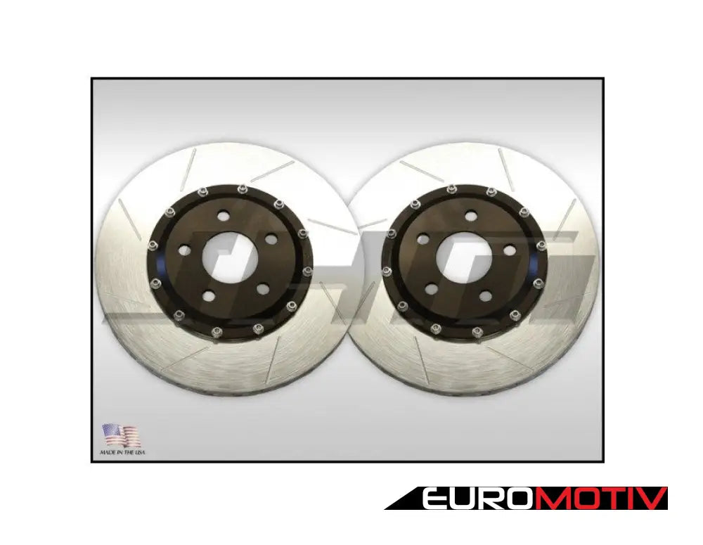 2-Piece Front Rotors For 18Z Bbk - Pair (350Mm)