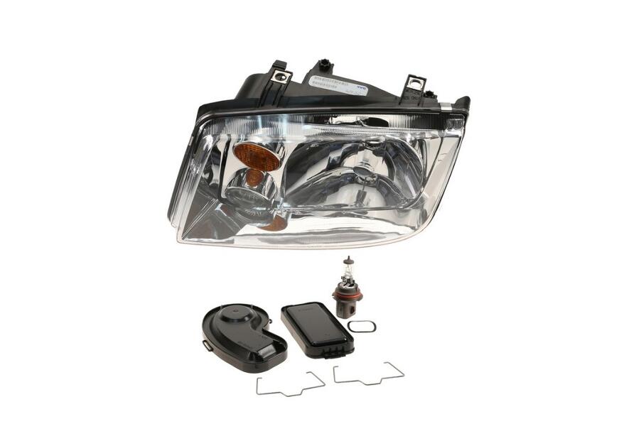 VW Headlight Assembly – Driver Side (Halogen) (NSF) 1J5941017BH – TYC 205654601