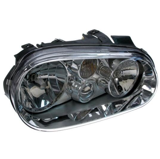 VW Headlight Assembly – Passenger Side (Halogen) 1J0941018B – TYC 20647390