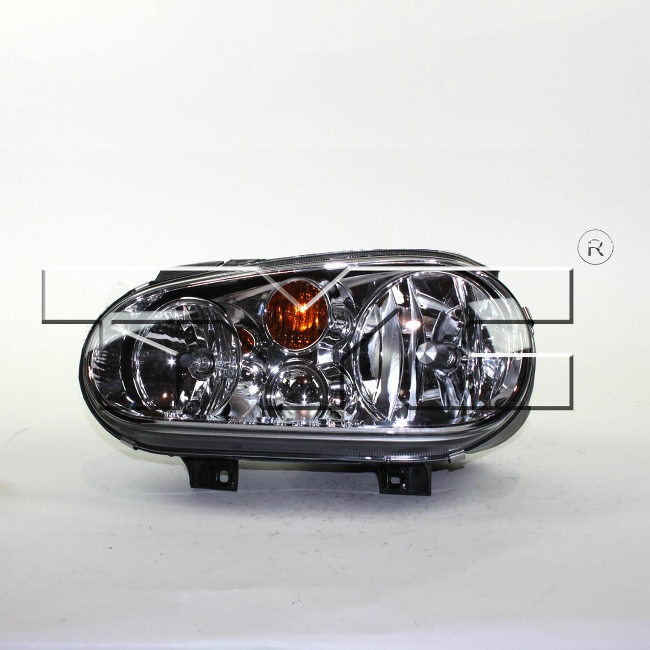 VW Headlight Assembly – Driver Side (Halogen) 1J0941017D – TYC 20647470