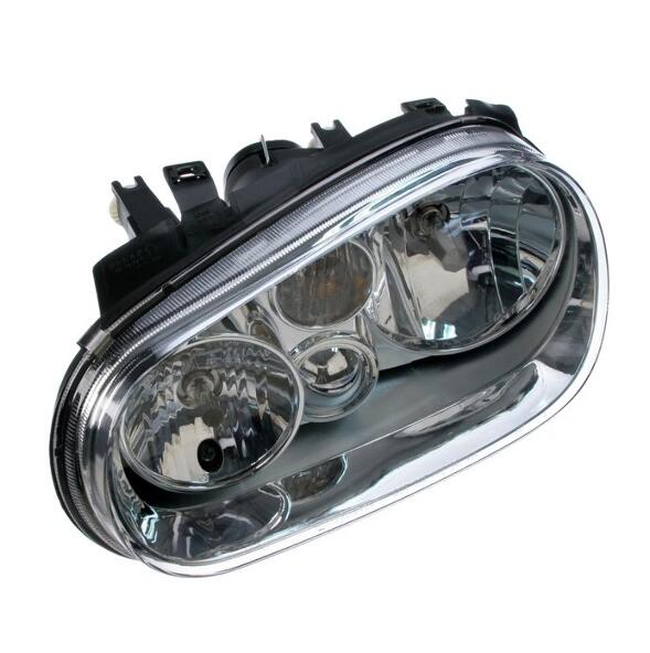 VW Headlight Assembly – Driver Side (Halogen) 1J0941017B – TYC 20647490