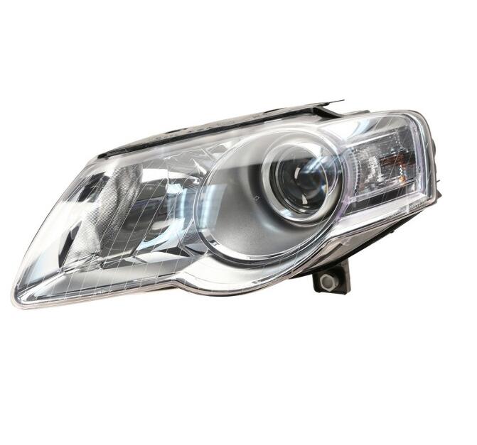 VW Headlight Assembly – Driver Side (Halogen) (NSF) 3C0941005AE – TYC 206740001