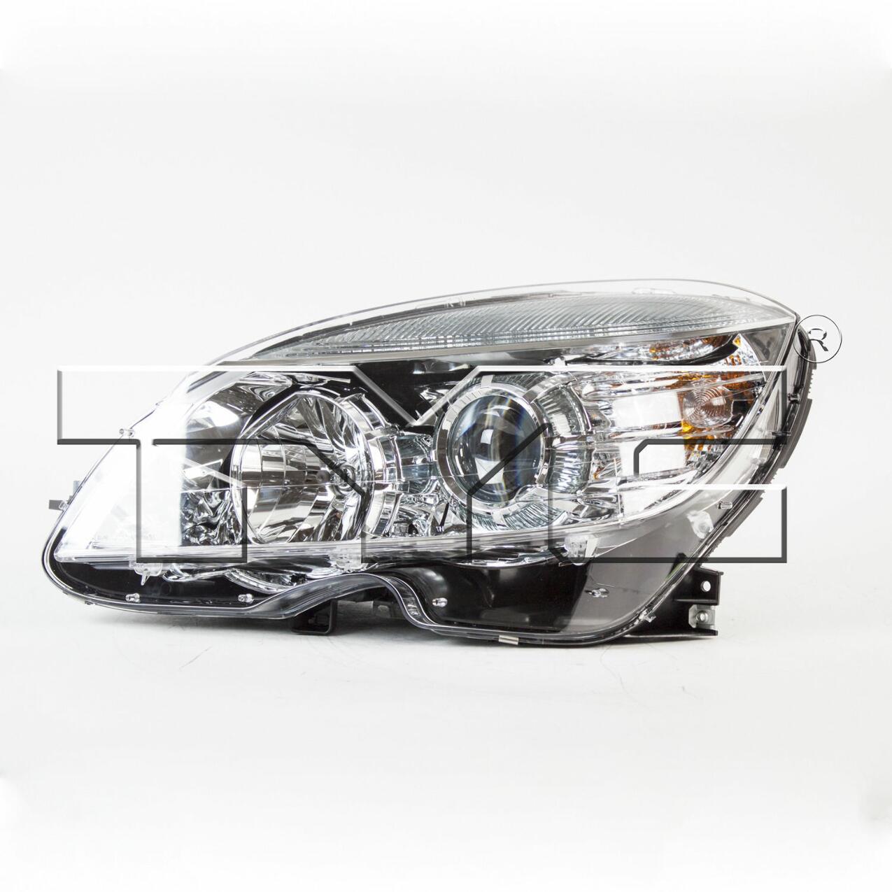 Mercedes Headlight Assembly – Driver Side (Halogen) (NSF) 2049065503 – TYC 206998001