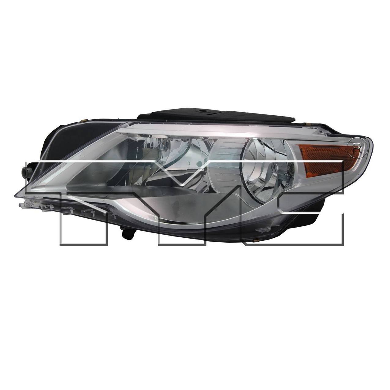 VW Headlight Assembly – Driver Side (Halogen) (NSF) 3C8941005F – TYC 209054001