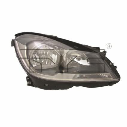 Mercedes Headlight Assembly – Passenger Side (Halogen) (Gray Bezel) (NSF) 2048200039 – TYC 209273901