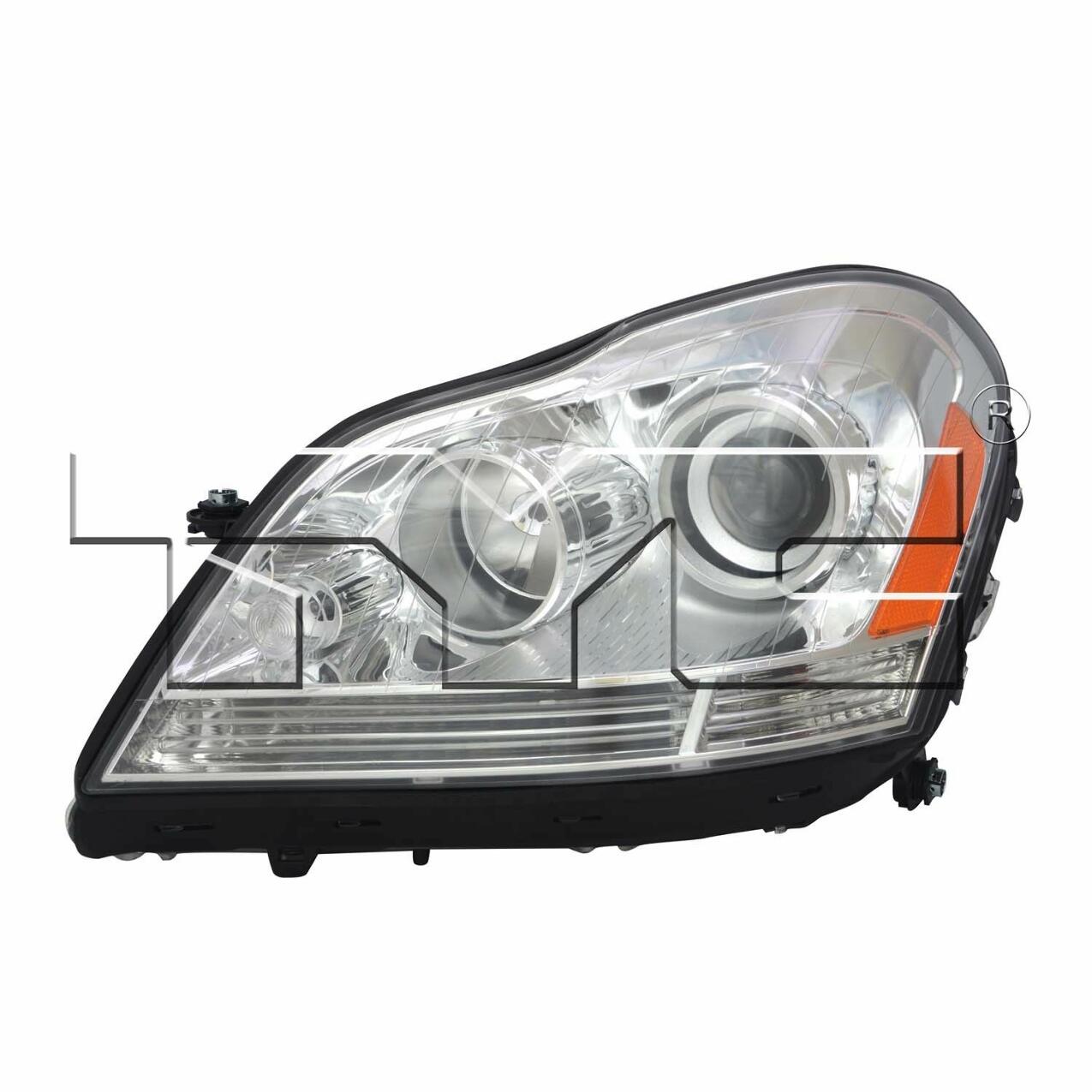 Mercedes Headlight Assembly – Driver Side (Halogen) (NSF) 1648204759 – TYC 209382001