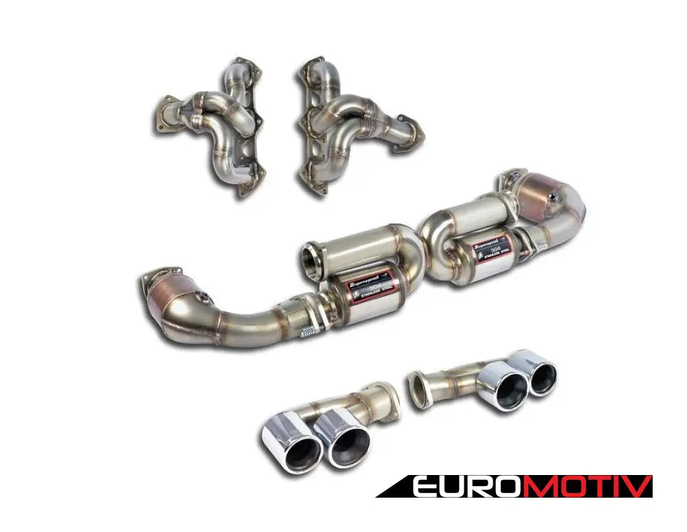 2007-2009 997.1 Performance Turbo Manifolds And Back Exhaust - Race