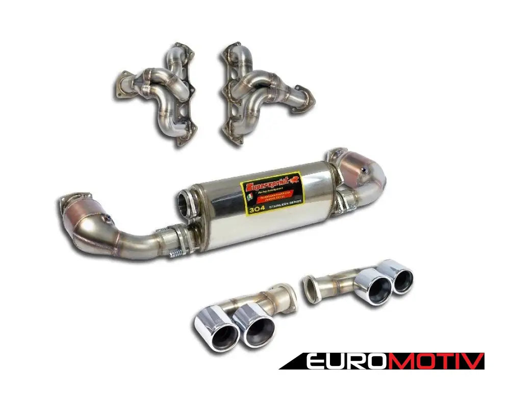 2007-2009 997.1 Performance Turbo Manifolds And Back Exhaust - Sport