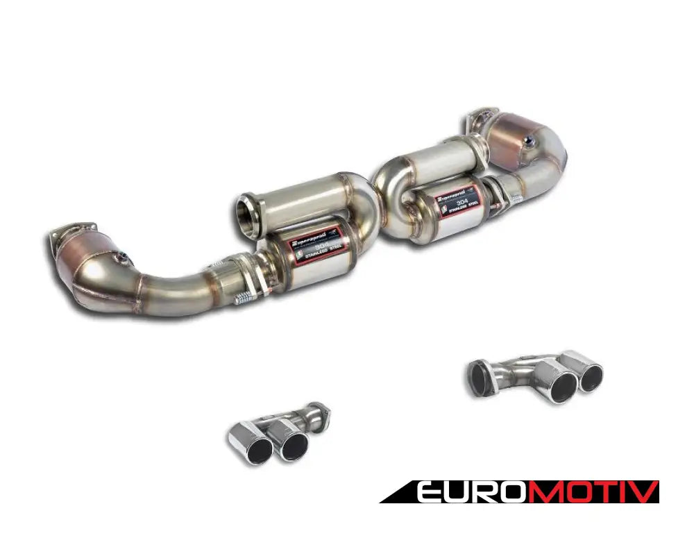 2007-2009 997.1 Turbo Back Performance Exhaust - Race