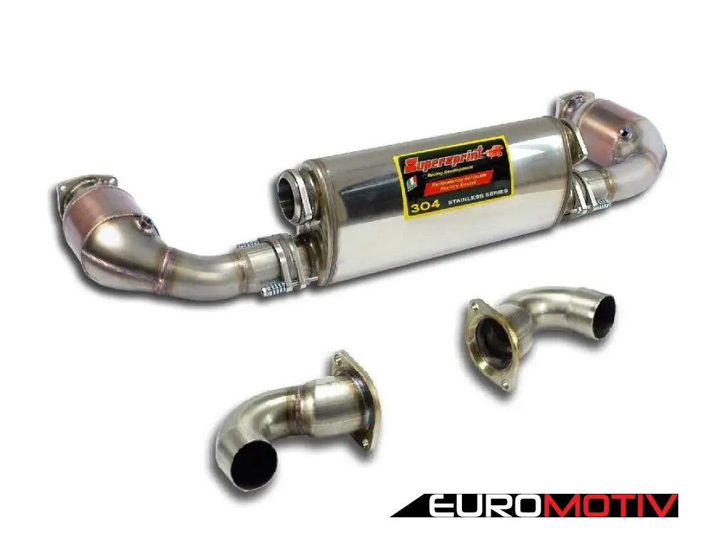 2007-2009 997.1 Turbo Back Performance Exhaust - Sport