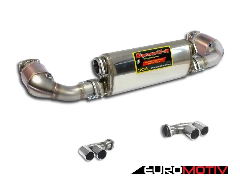 2007-2009 997.1 Turbo Back Performance Exhaust - Sport