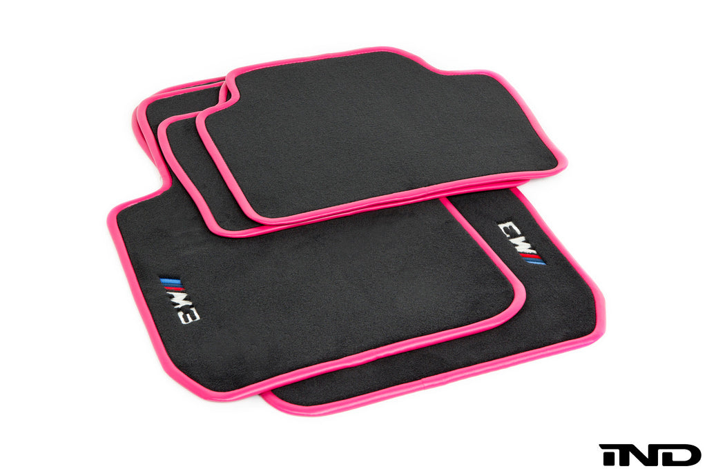 IND F8X M3 / M4 Custom Floor Mat Set