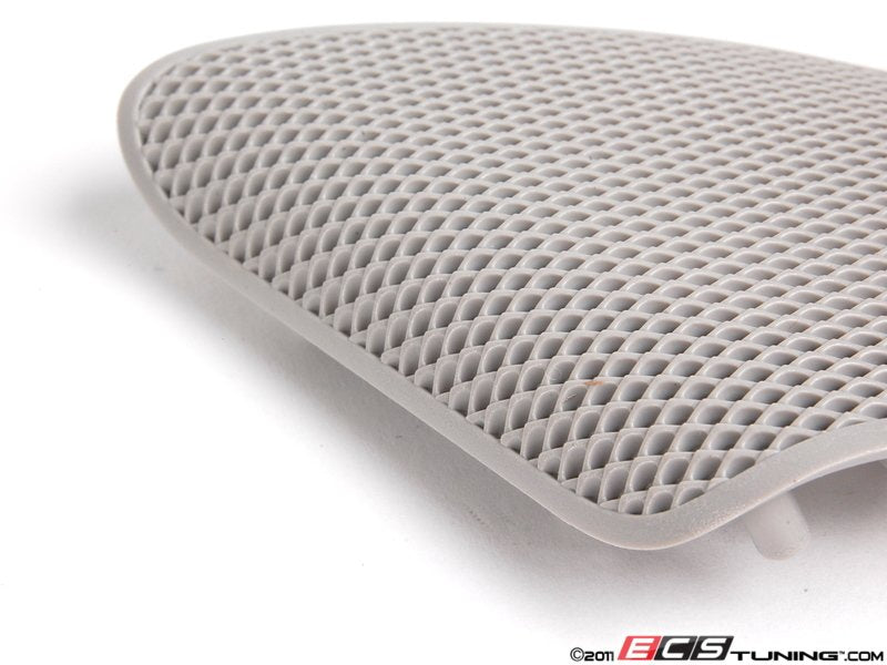 Speaker Grille - Silver - Left