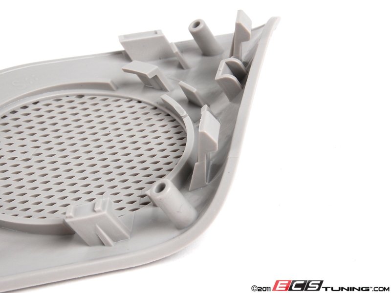 Speaker Grille - Silver - Left