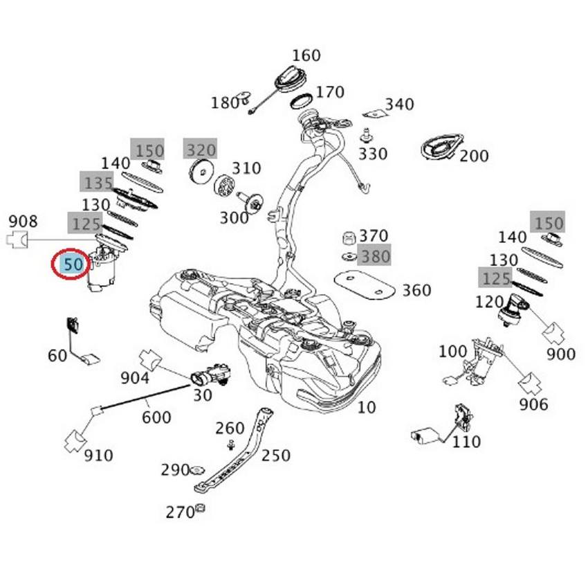 Mercedes Fuel Pump 2044701094