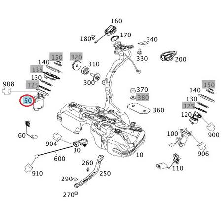 Mercedes Fuel Pump 2044701094