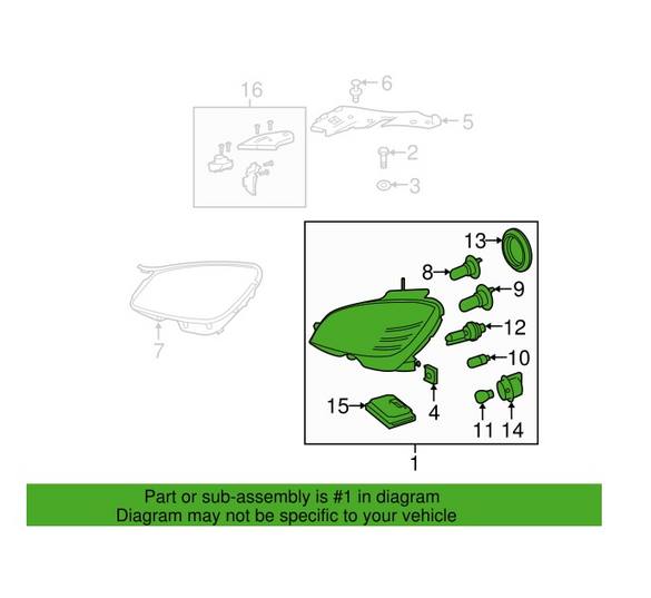 Mercedes Headlight Assembly – Driver Side (Xenon) (Adaptive) 2048209361