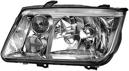 VW Headlight Assembly – Passenger Side (Halogen) (NSF) 1J5941018BH – TYC 205653601