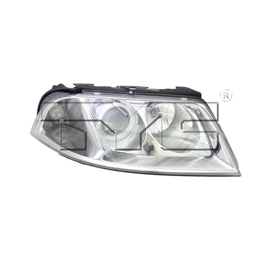 VW Headlight Assembly – Passenger Side 3B0941016AQ – TYC 20624300