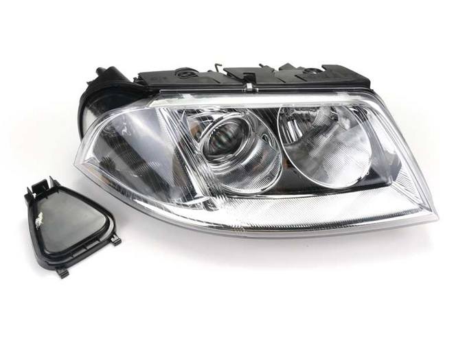 VW Headlight Assembly – Passenger Side (Halogen) (NSF) 3B0941016AQ – TYC 206243001