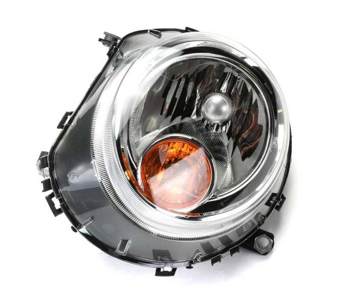 Mini Headlight Assembly – Driver Side (Halogen) (NSF) 63122751869 – TYC 206888001